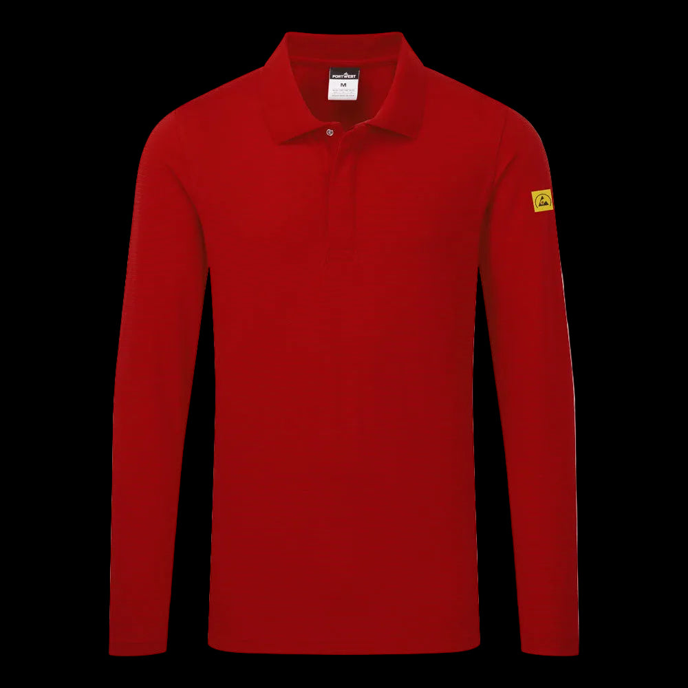 ESD Pikétröja Långärmad – EN 61340-5-1