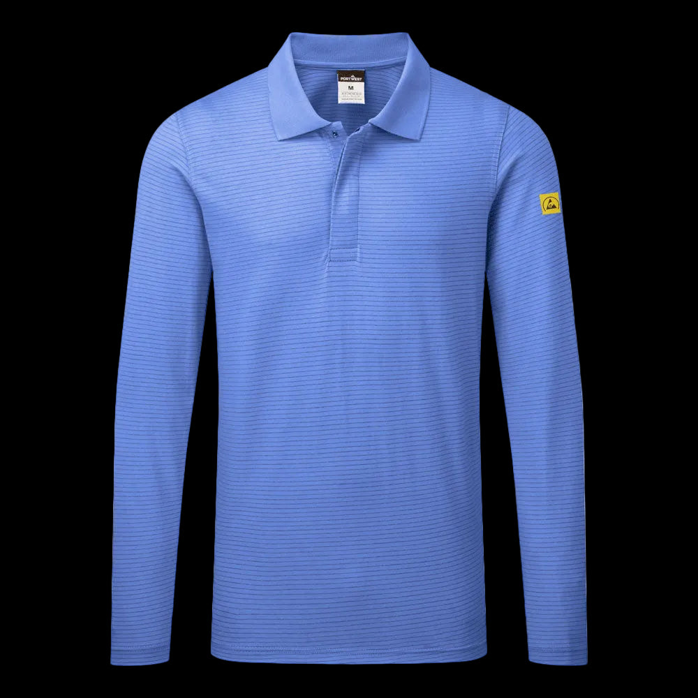 ESD Pikétröja Långärmad – EN 61340-5-1