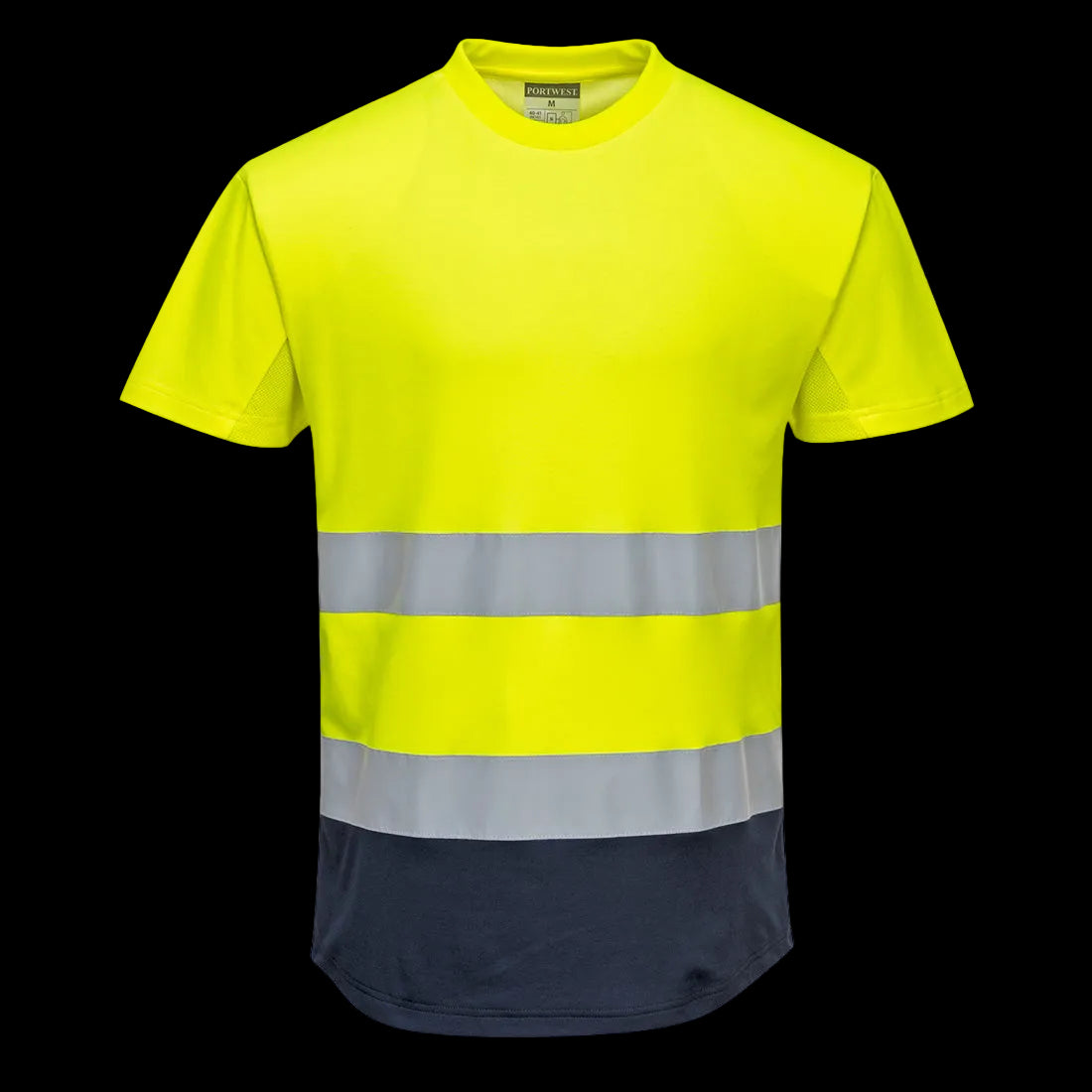 Varsel Mesh T-shirt Tvåfärgad Klass 2