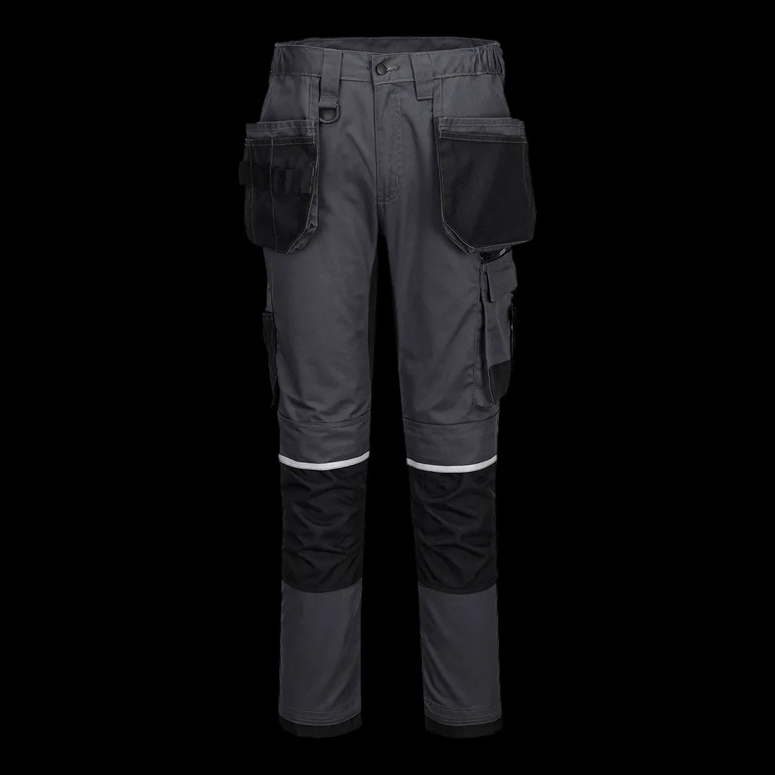Hantverksbyxa med hängfickor och stretchpaneler
