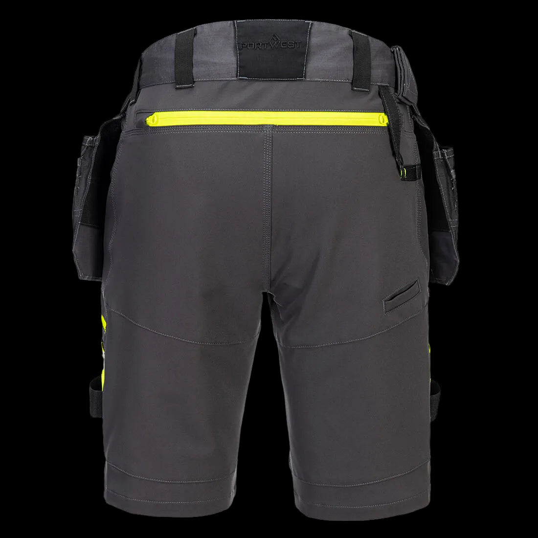 Premium hantverksshorts i 4-vägsstretch med avtagbara hängfickor