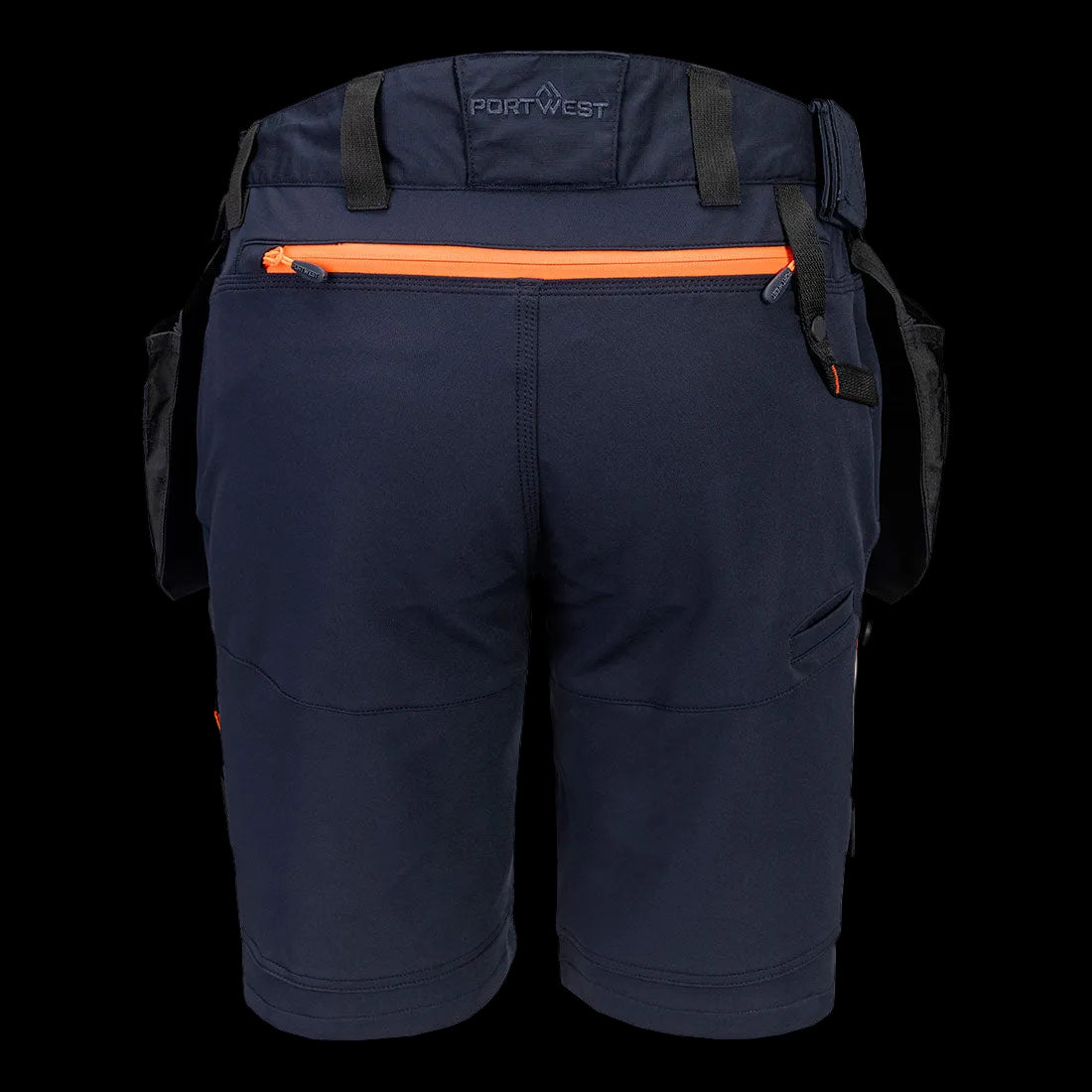 Premium hantverksshorts i 4-vägsstretch med avtagbara hängfickor