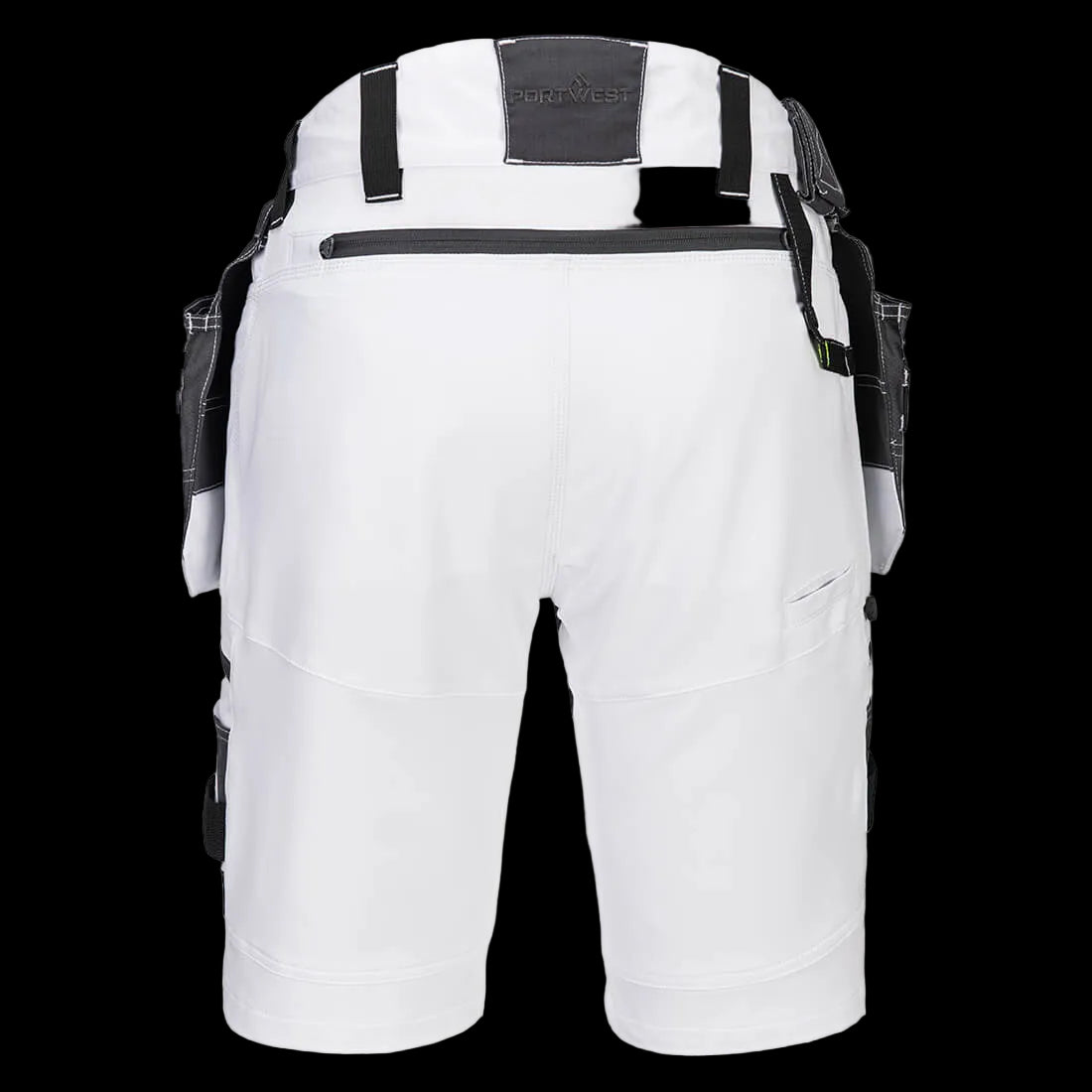 Premium hantverksshorts i 4-vägsstretch med avtagbara hängfickor