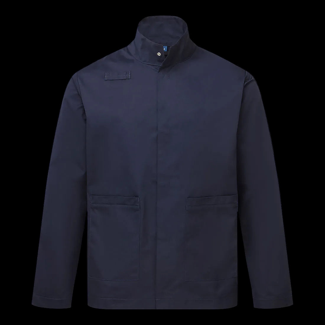 Arbetsjacka i slitstark polycotton med dragkedja