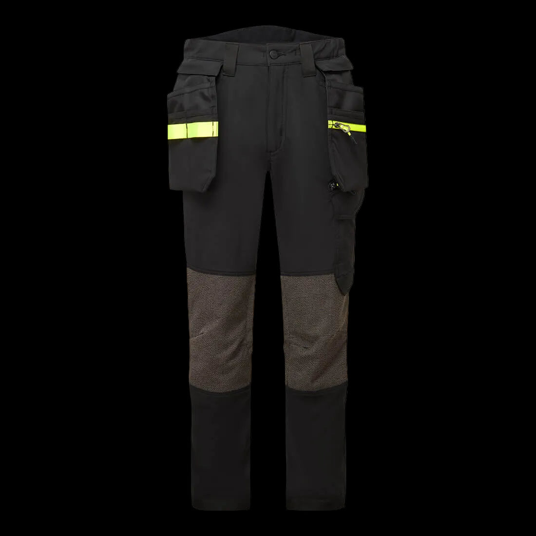Hantverksbyxa 4-vägsstretch med hölsterfickor och knäskyddsfickor