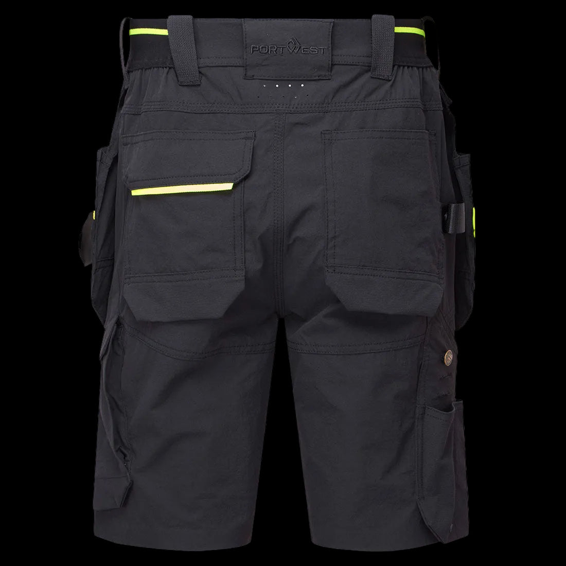 Premium hantverksshorts i 4-vägsstretch med hängfickor