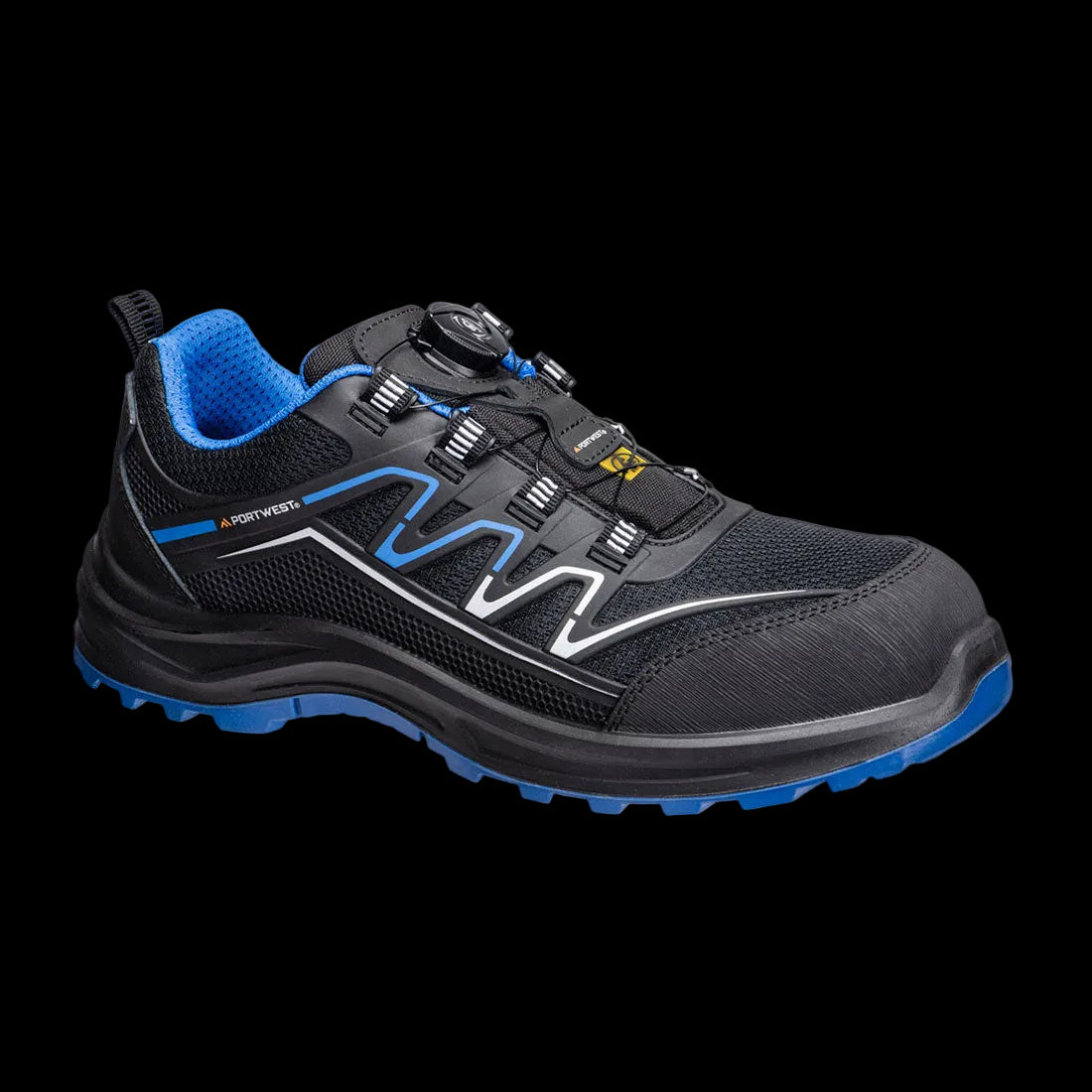 Skyddssko S1PS ESD i komposit – Lätt och ventilerad med BOA-liknande snörsystem