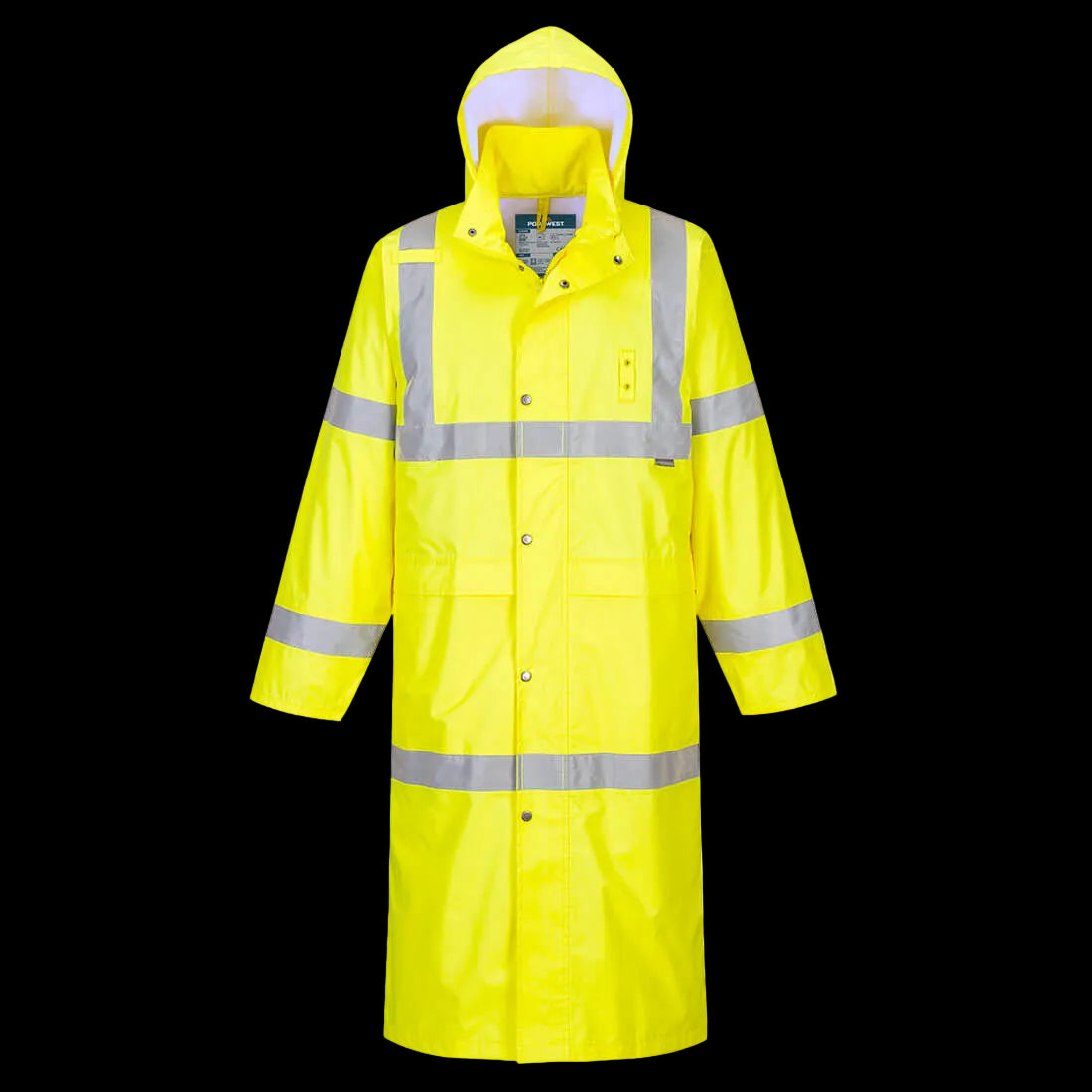 Varsel Regnrock 122 cm Klass 3