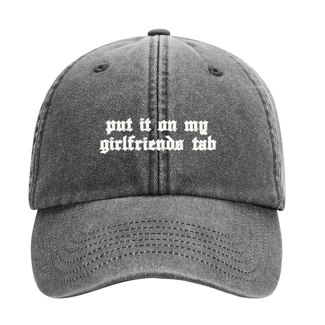 Dad Cap – put it on my girlfriends tab