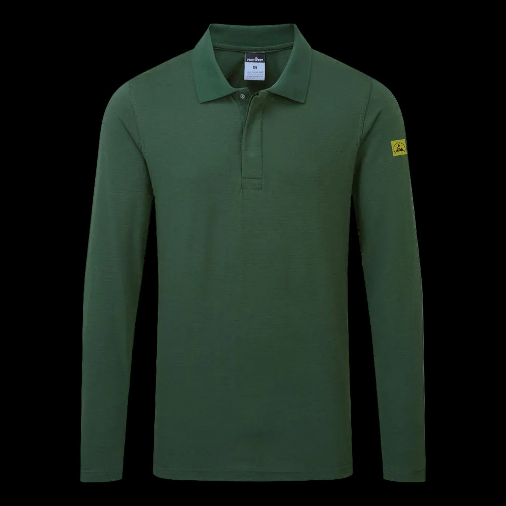 ESD Pikétröja Långärmad – EN 61340-5-1