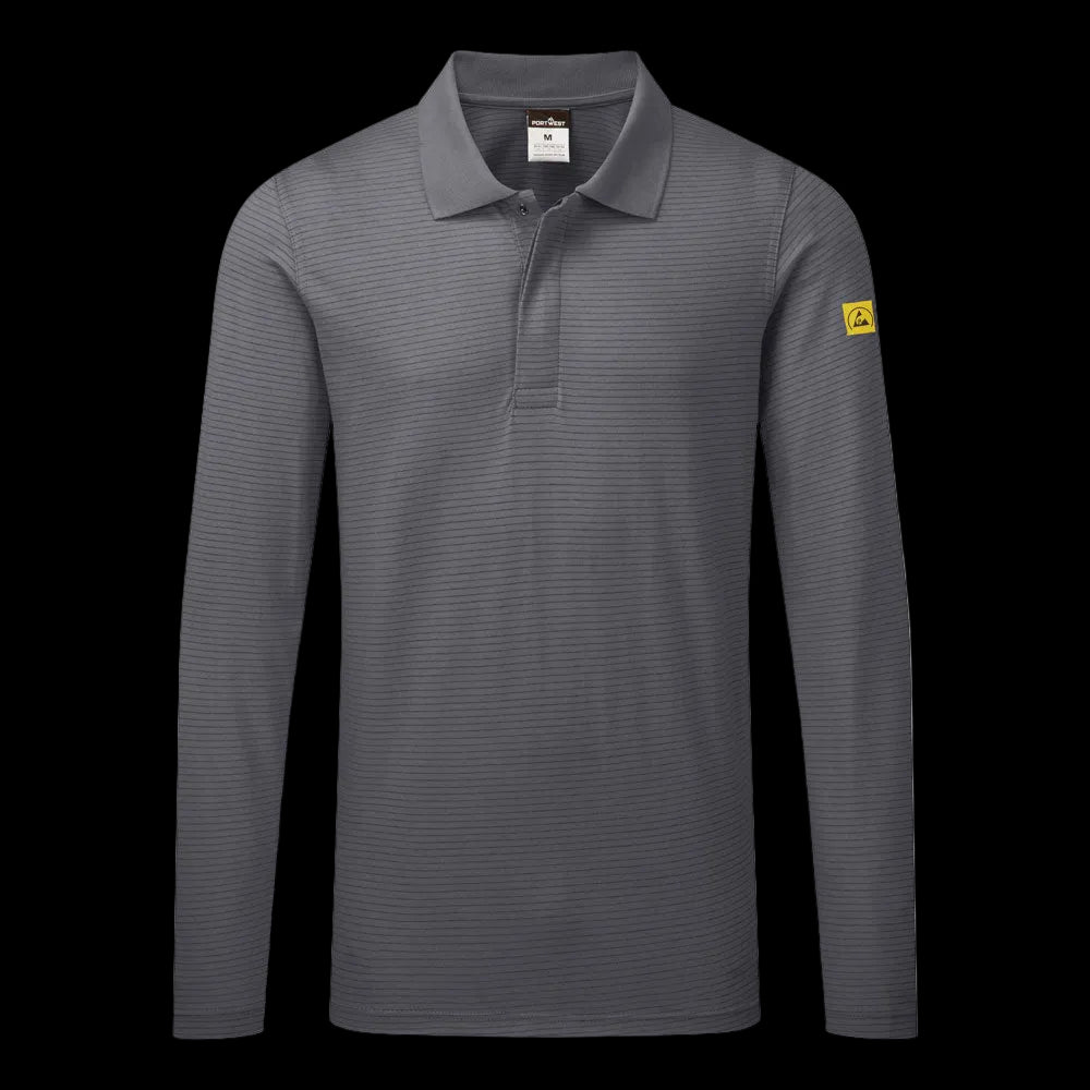 ESD Pikétröja Långärmad – EN 61340-5-1