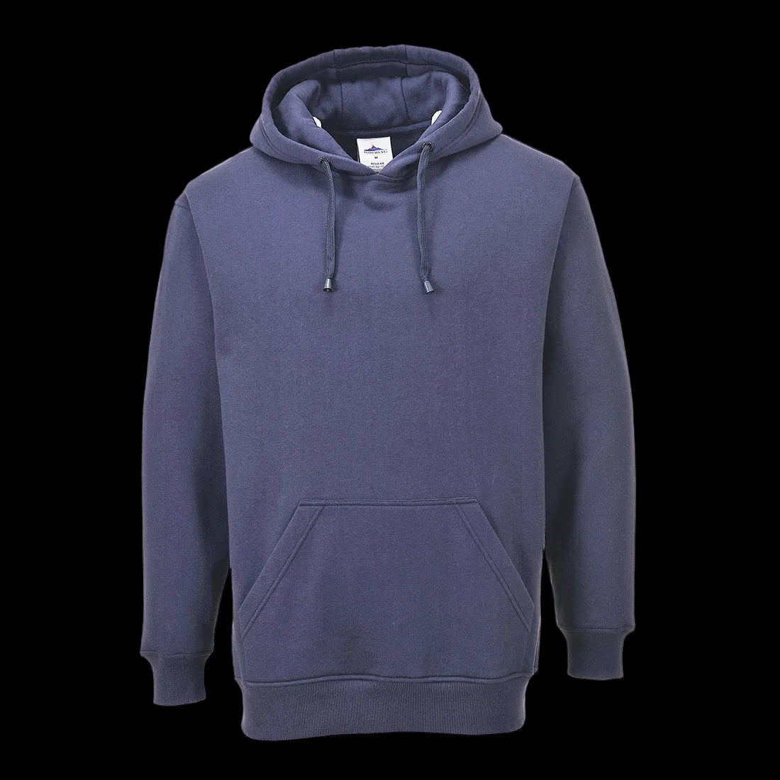 Tjock arbetshoodie med känguruficka – 300 g