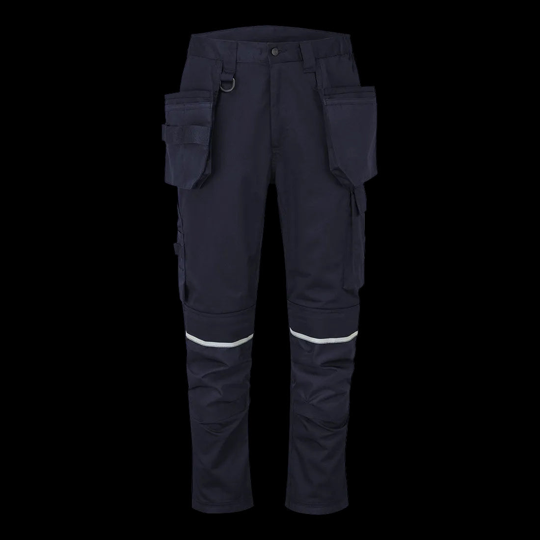 Hantverksbyxa med hängfickor och stretchpaneler