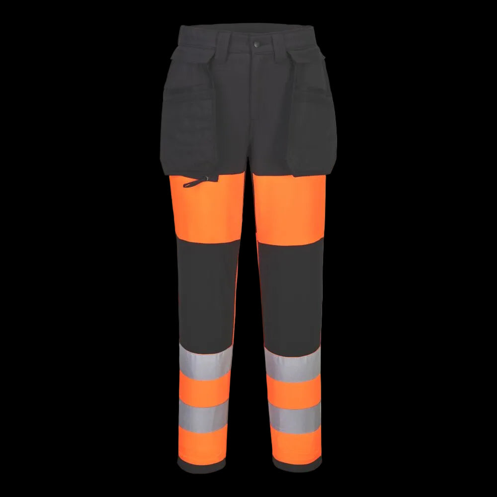 Varselbyxa dam klass 1 stretch – med avtagbara hölsterfickor