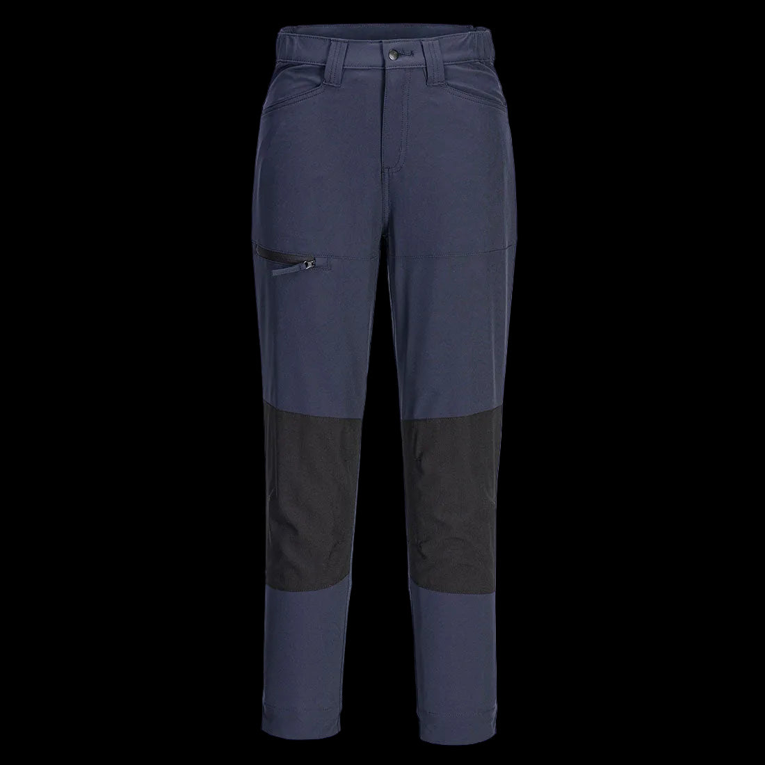 Stretchig servicebyxa dam i 4-vägsstretch med förstärkningar