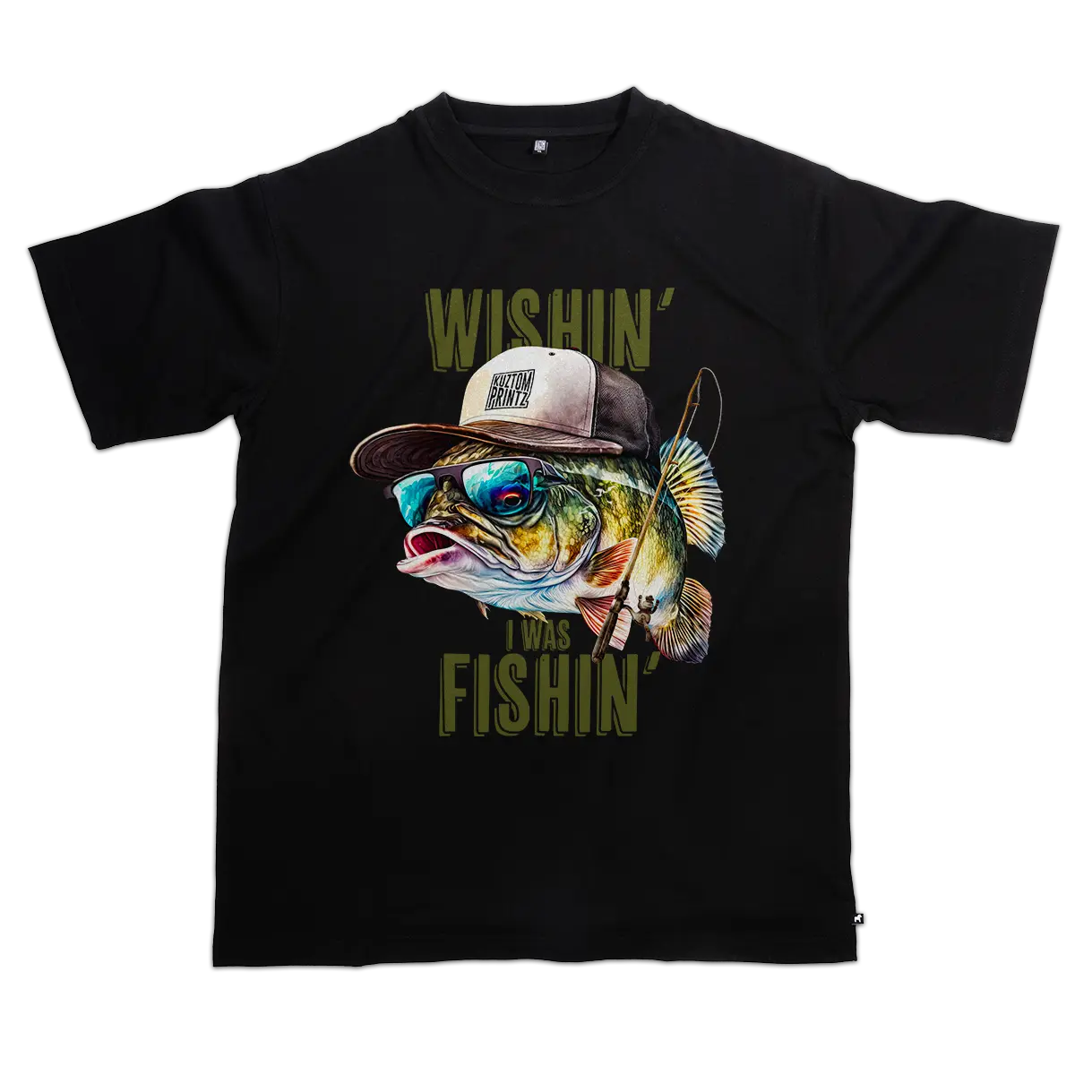 Copy of T-shirt Wishin´ i was fishin´ Pt2 Kuztomprintz 