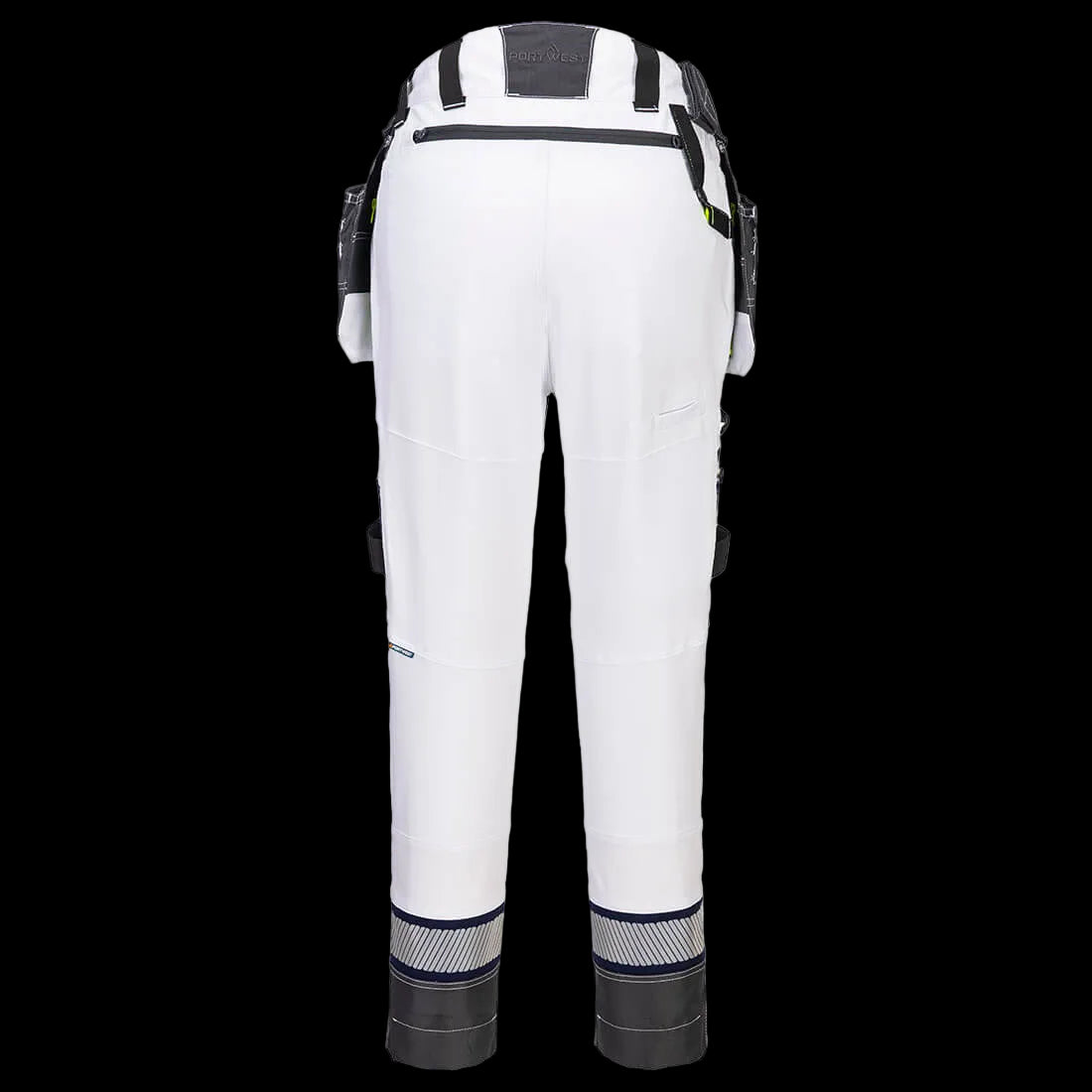 Premium hantverksbyxa dam i 4-vägsstretch med hängfickor