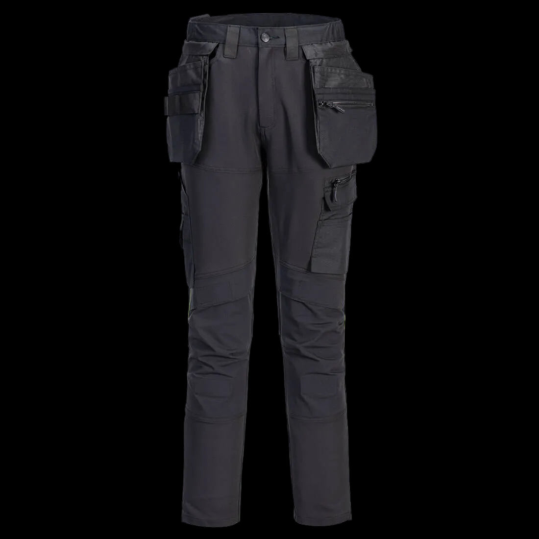 Premium hantverksbyxa i 4-vägsstretch med avtagbara hängfickor