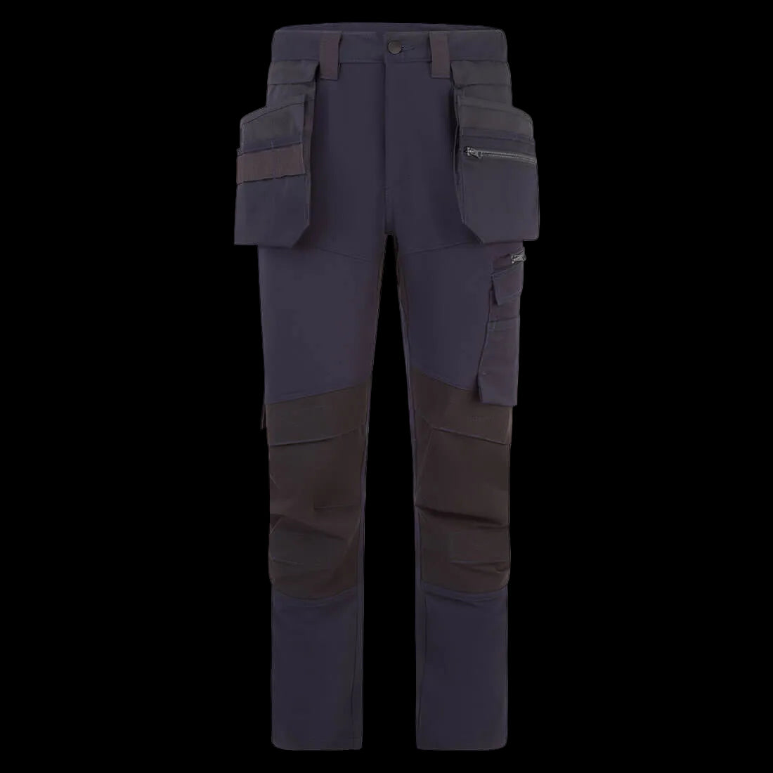 Premium hantverksbyxa i 4-vägsstretch med avtagbara hängfickor