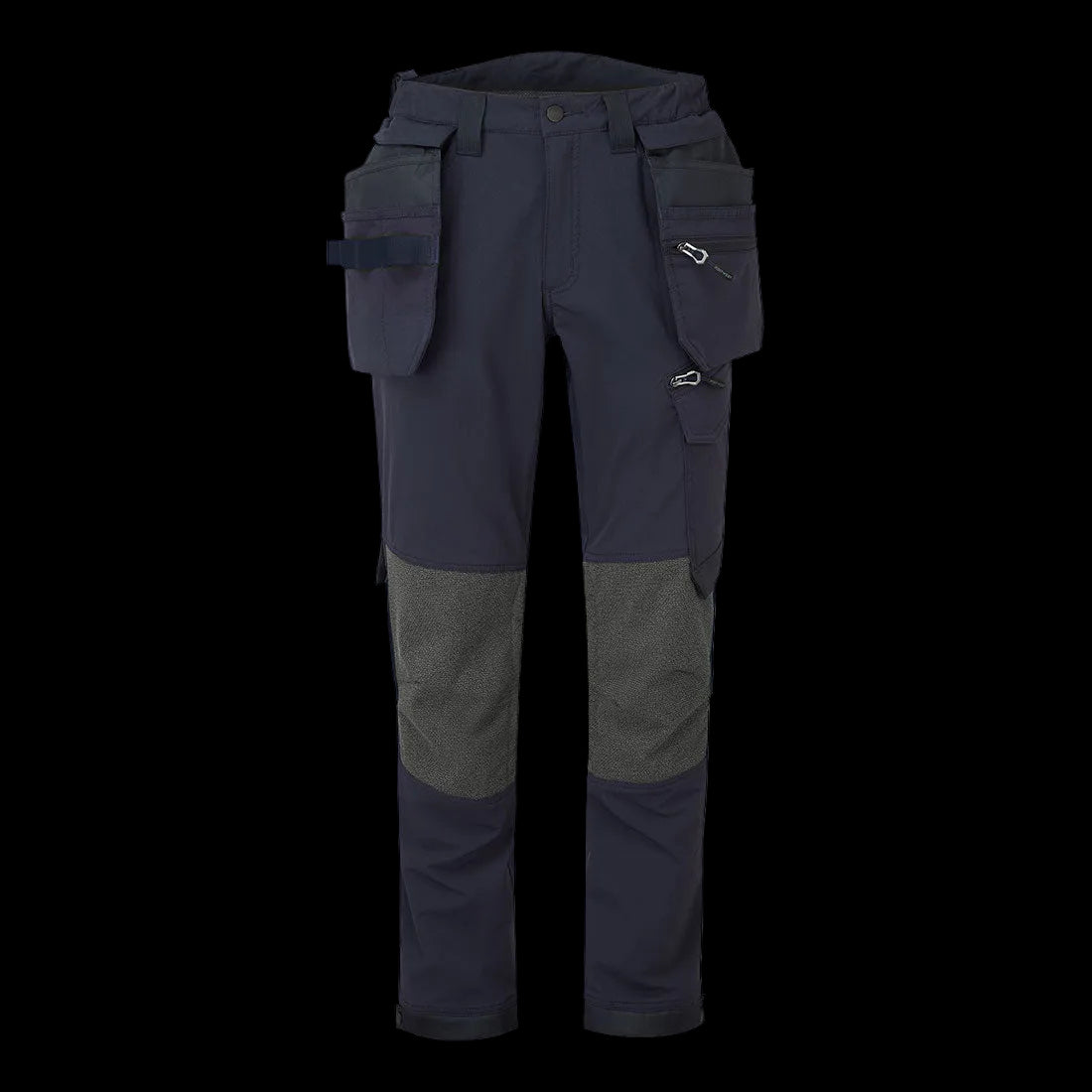 Hantverksbyxa 4-vägsstretch med hölsterfickor och knäskyddsfickor
