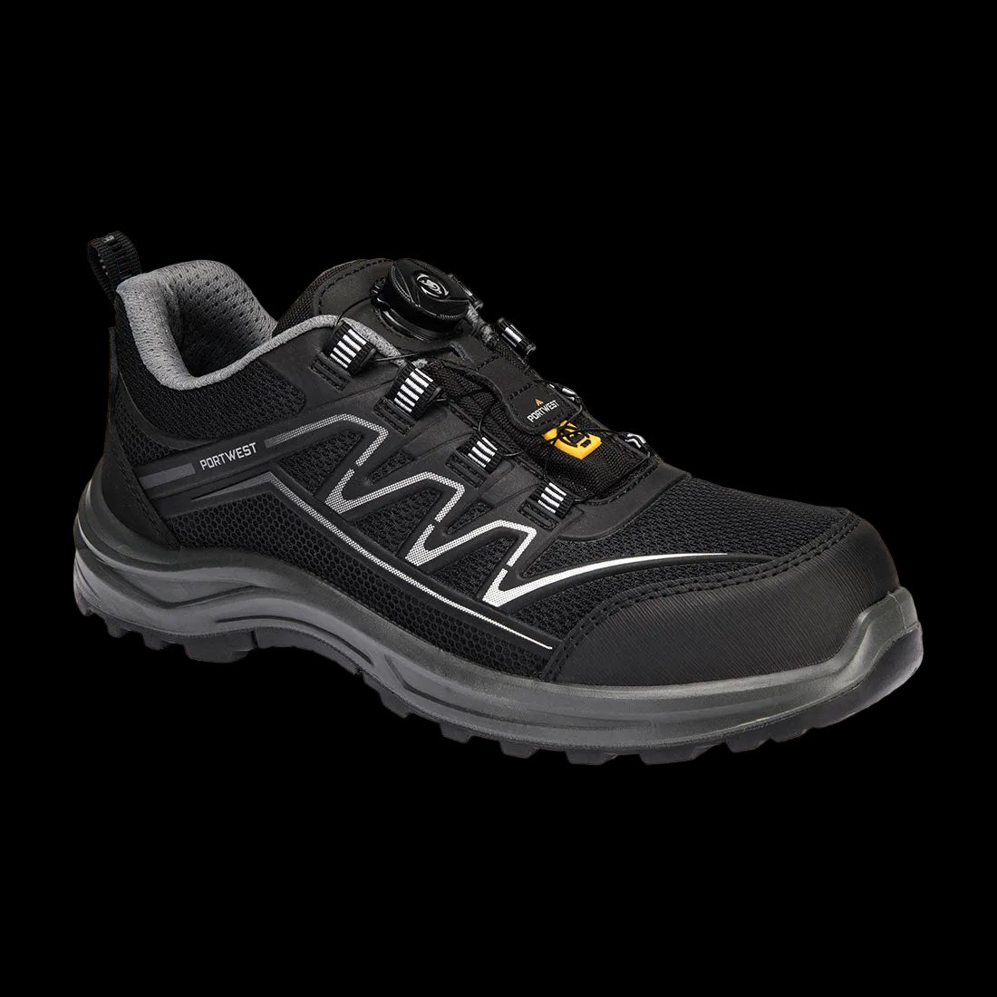 Skyddssko S1PS ESD i komposit – Lätt och ventilerad med BOA-liknande snörsystem