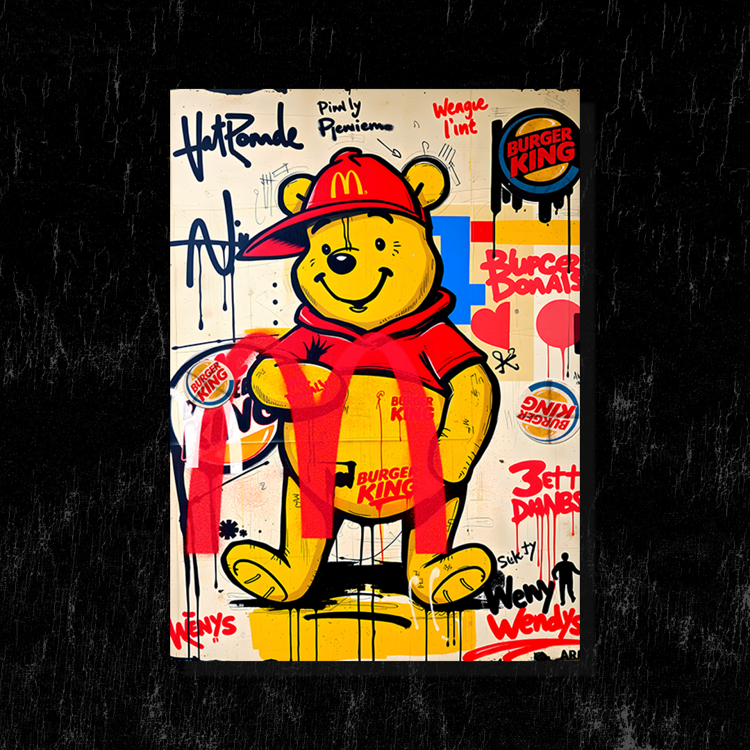 Poster – Fast Food Poohlitics