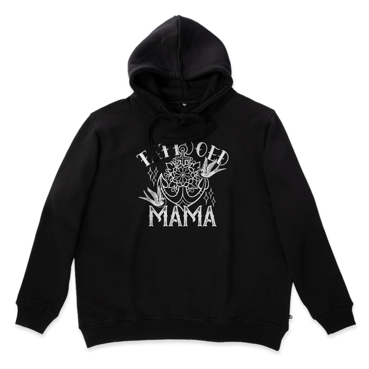 Huvtröja Tattooed mama (KP Original Hoodie oversize fit)