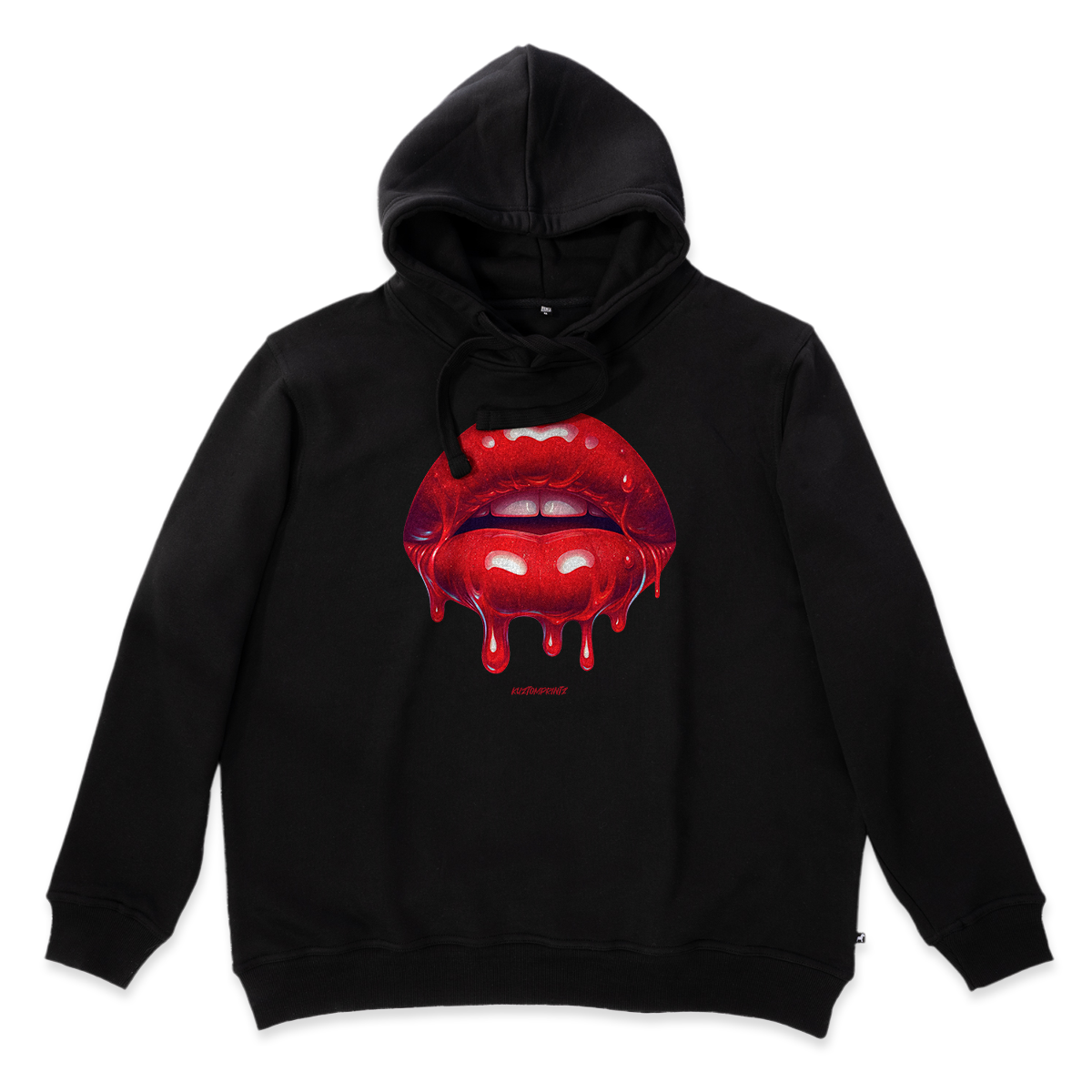 Huvtröja Slick lips (KP Original Hoodie oversize fit)