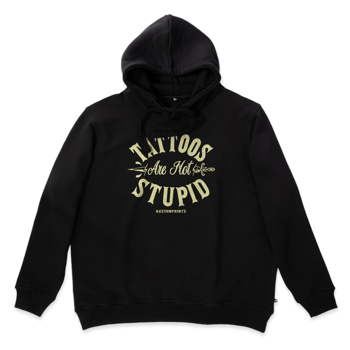 Huvtröja Tattoo´s are not stupid (KP Original Hoodie oversize fit)