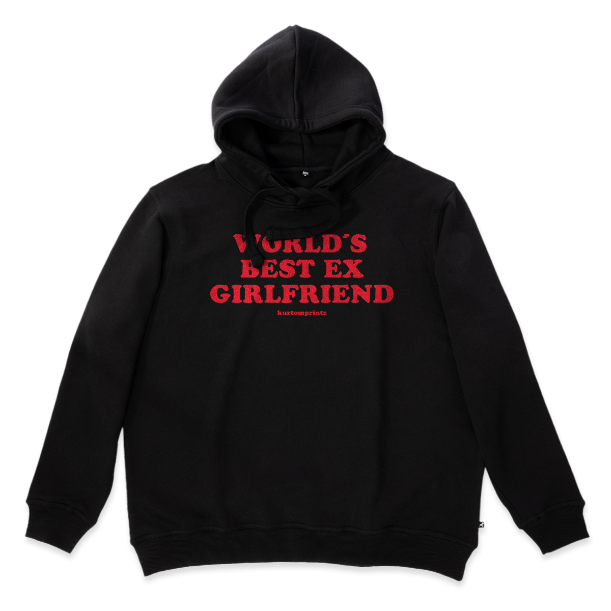 Huvtröja World´s best ex girlfriend (KP Original Hoodie oversize fit)