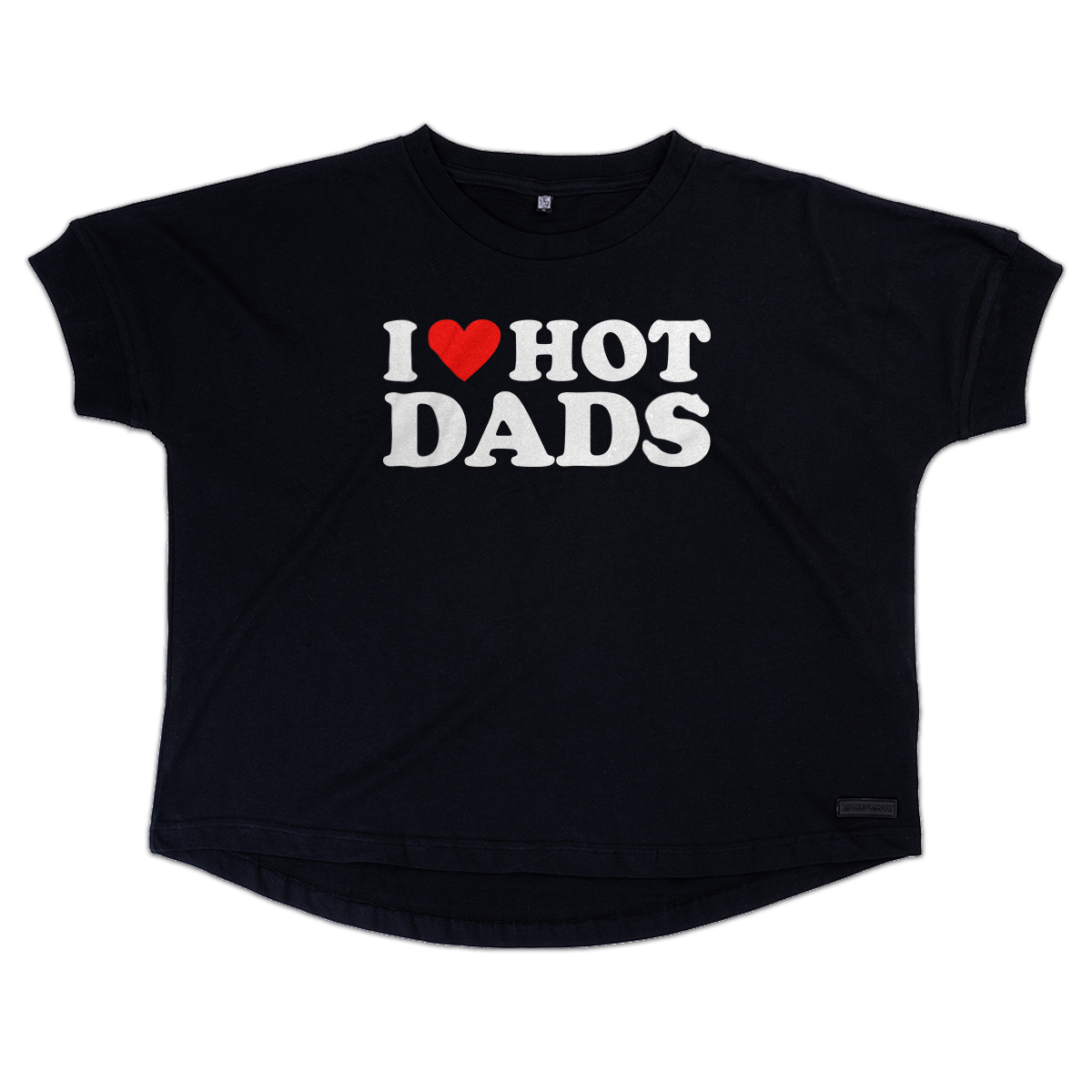 T-shirt I love hot dads (KP Original Ladies TEE - Oversize Fit)