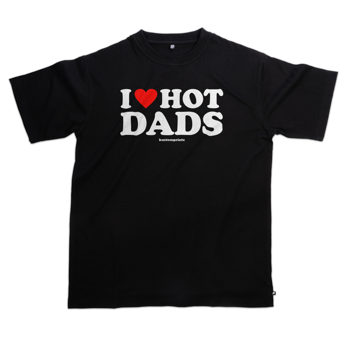 T-shirt - I love hot dads (KP Original TEE - Exklusiv Loose Fit)