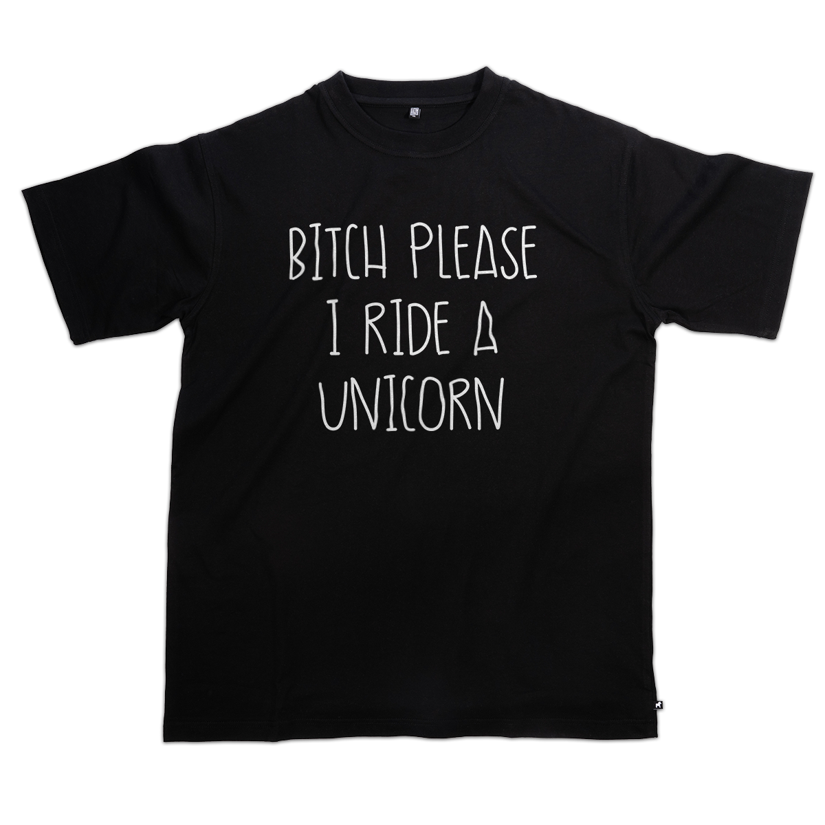 T-shirt - B!tch please i ride a unicorn (KP Original TEE - Exclusive Loose Fit)