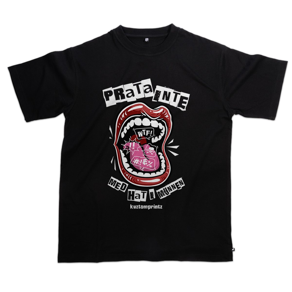 T-shirt - Don't talk with hate in your mouth (KP Original TEE - Exclusive Loose Fit)