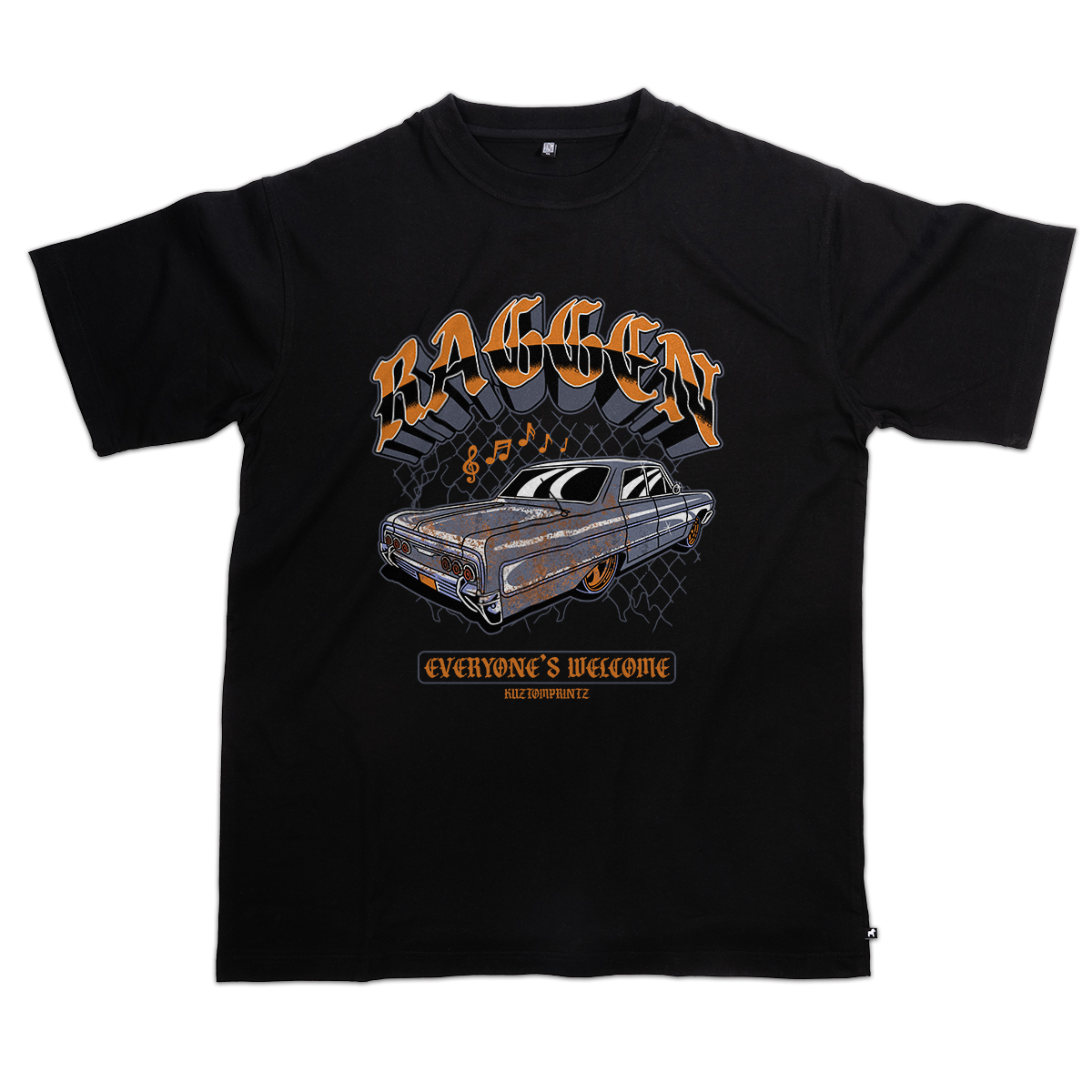 T-shirt Raggen everyone´s welcome (KP Original TEE - Exklusiv Loose Fit)