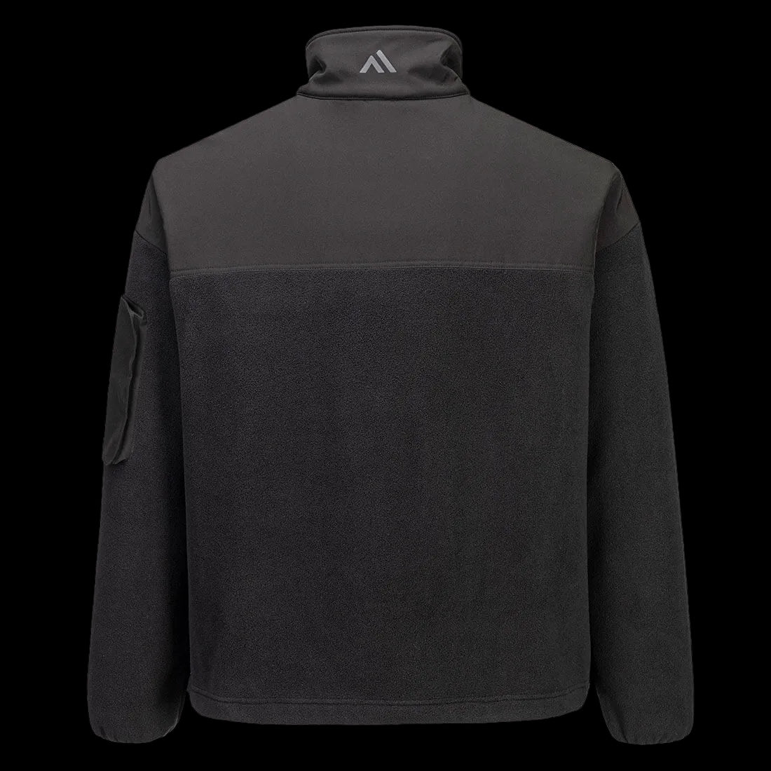 Teknisk fleece med 1/4 dragkedja och förstärkta paneler