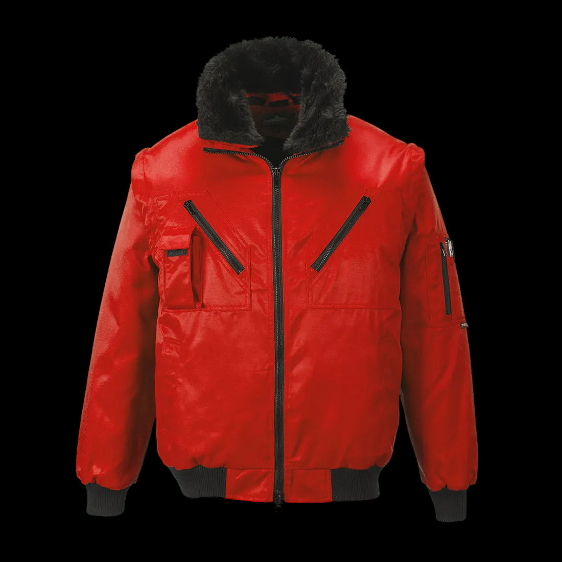 Pilotjacka med avtagbara ärmar och foder – Allväders arbetsjacka