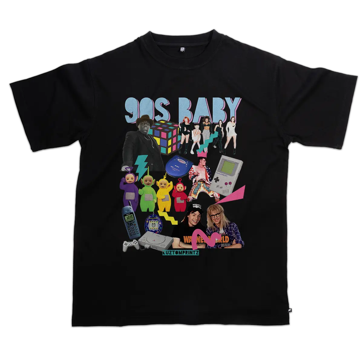 T-shirt 90´s baby Kuztomprintz 