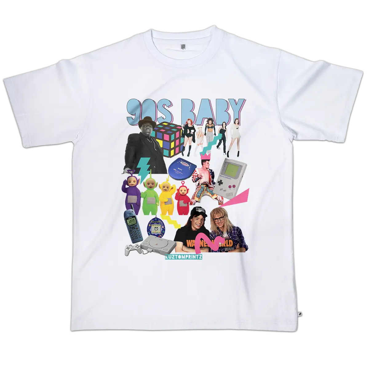 T-shirt 90´s baby Kuztomprintz 