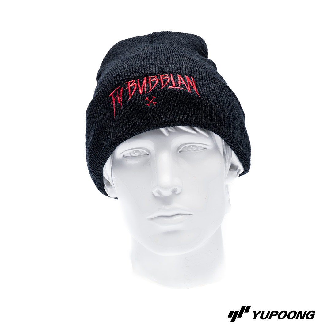 Beanie Fy bubblan [röd brodyr]