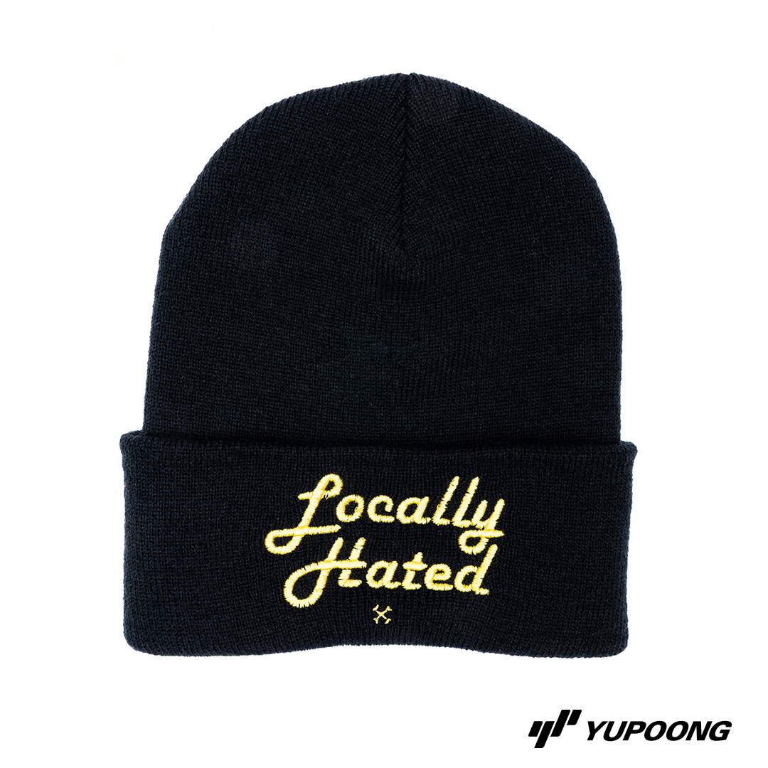 Beanie Locally Hated [gul brodyr]