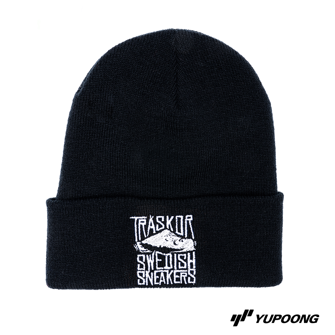 Beanie Träskor Swedish Sneakers [vit brodyr]