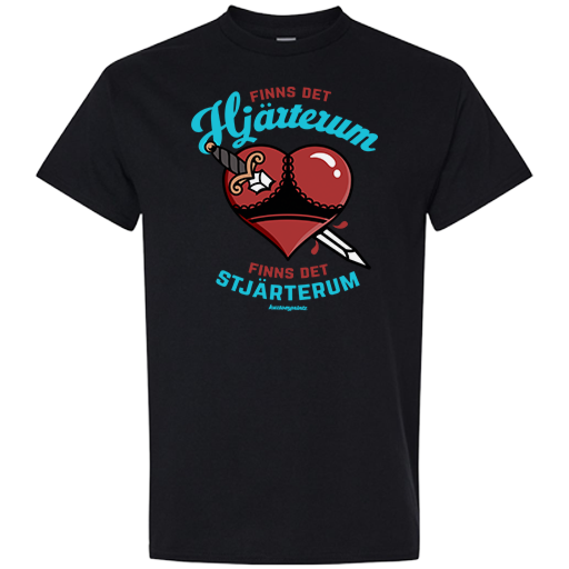 T-shirt - Finns det hjärterum finns det stjärterum