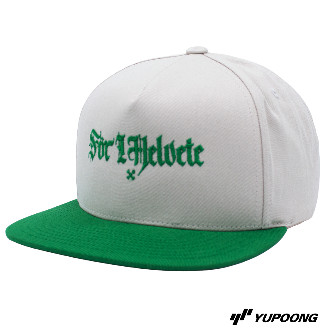 Snapback För i helvete [grön brodyr]