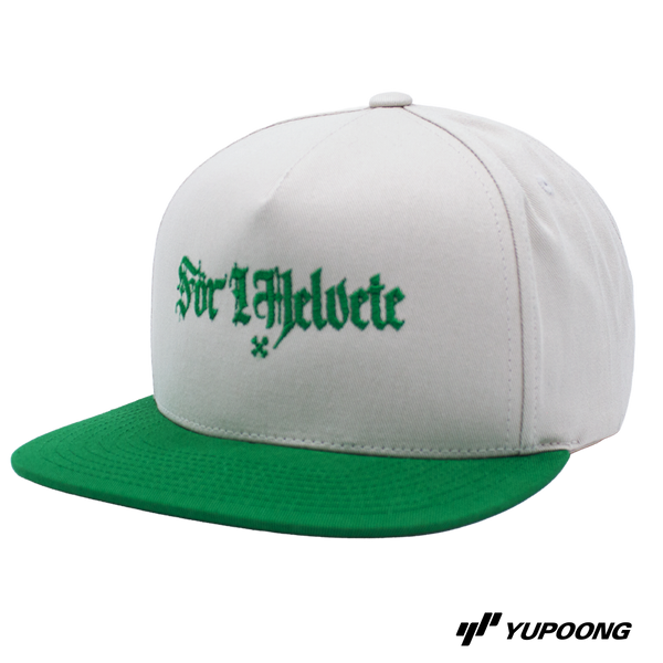 Snapback För i helvete [grön brodyr]