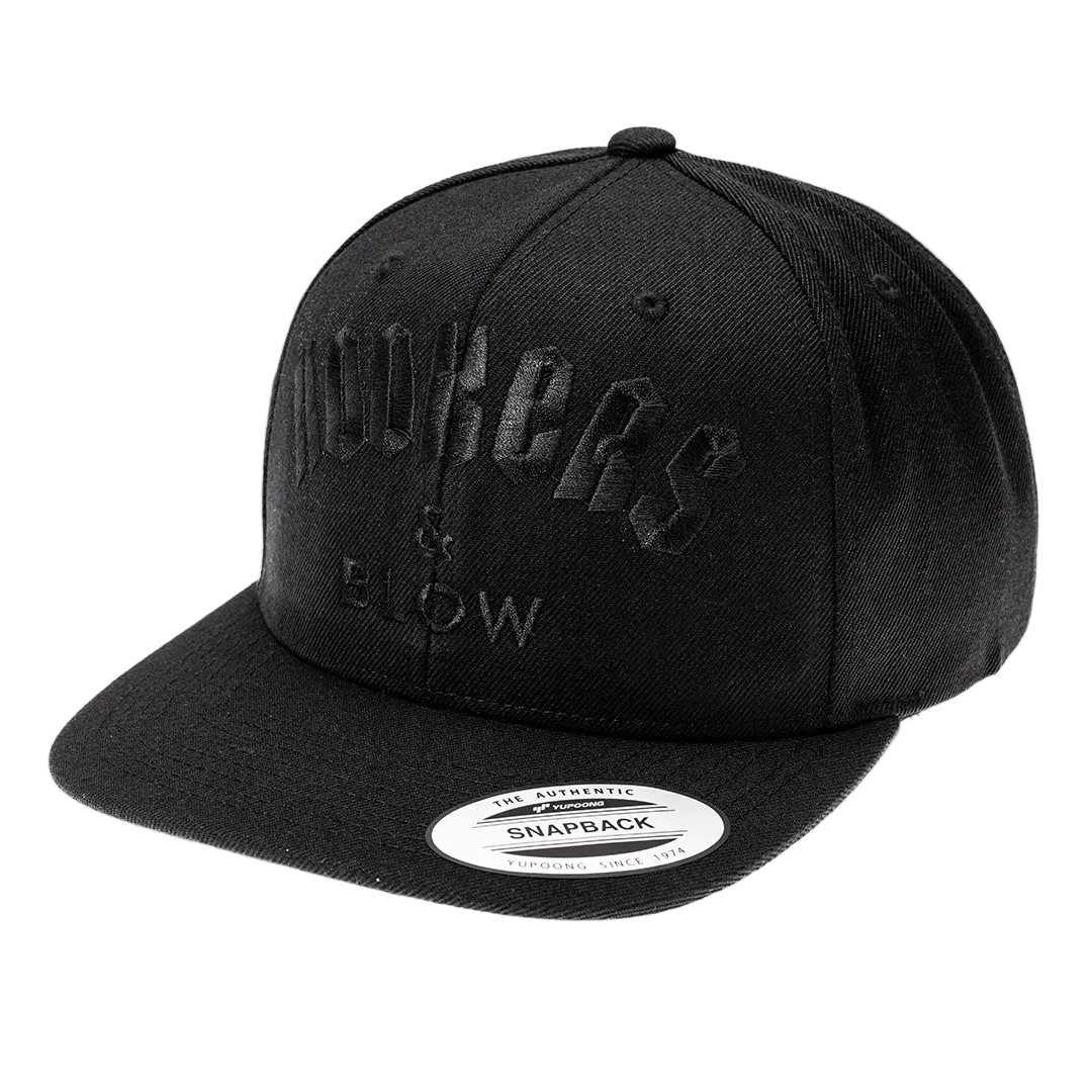 Snapback Hookers & Blow [svart brodyr]