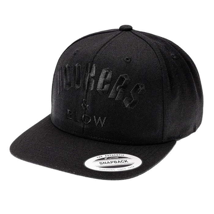 Snapback Hookers & Blow [svart brodyr]