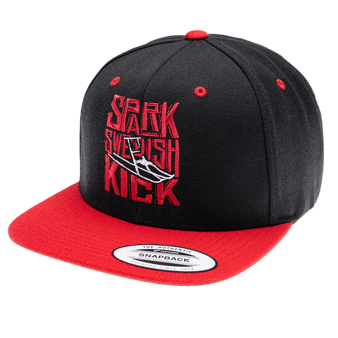 Snapback Spark Swedish Kick [röd brodyr]