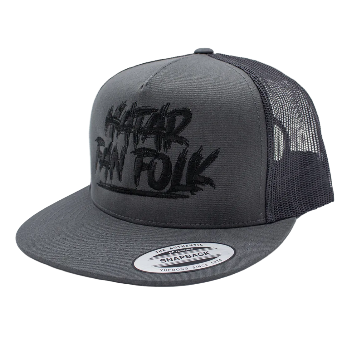 Trucker Hatar fan folk [svart brodyr]