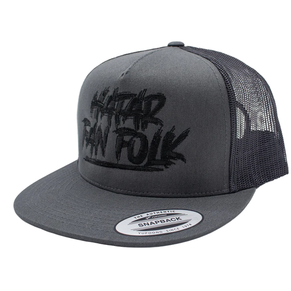 Trucker Hatar fan folk [svart brodyr]